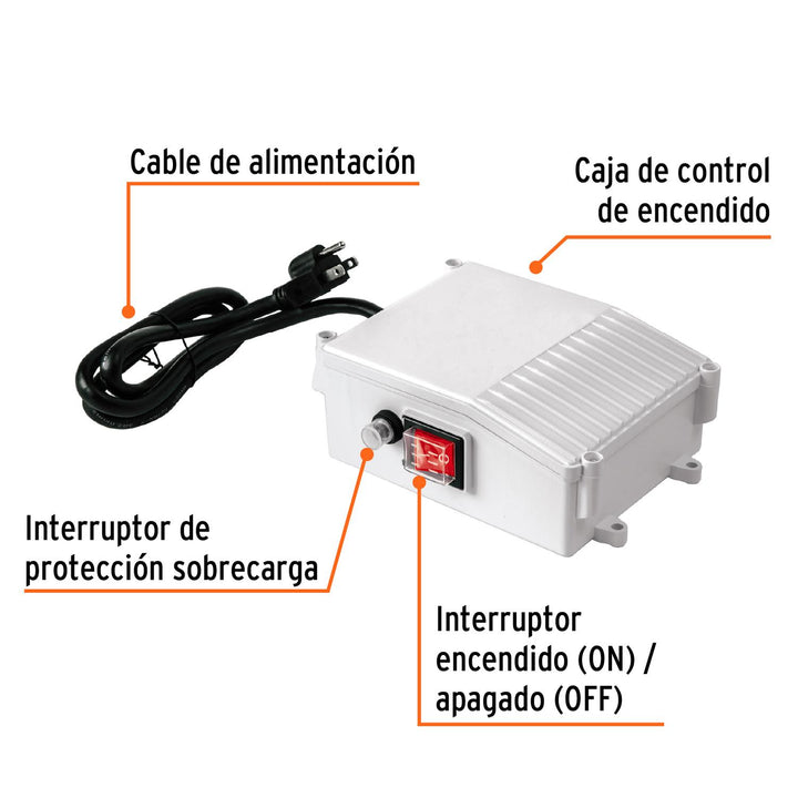 Caja de control para bomba tipo bala 3/4 HP, Truper - Mundo Tool 