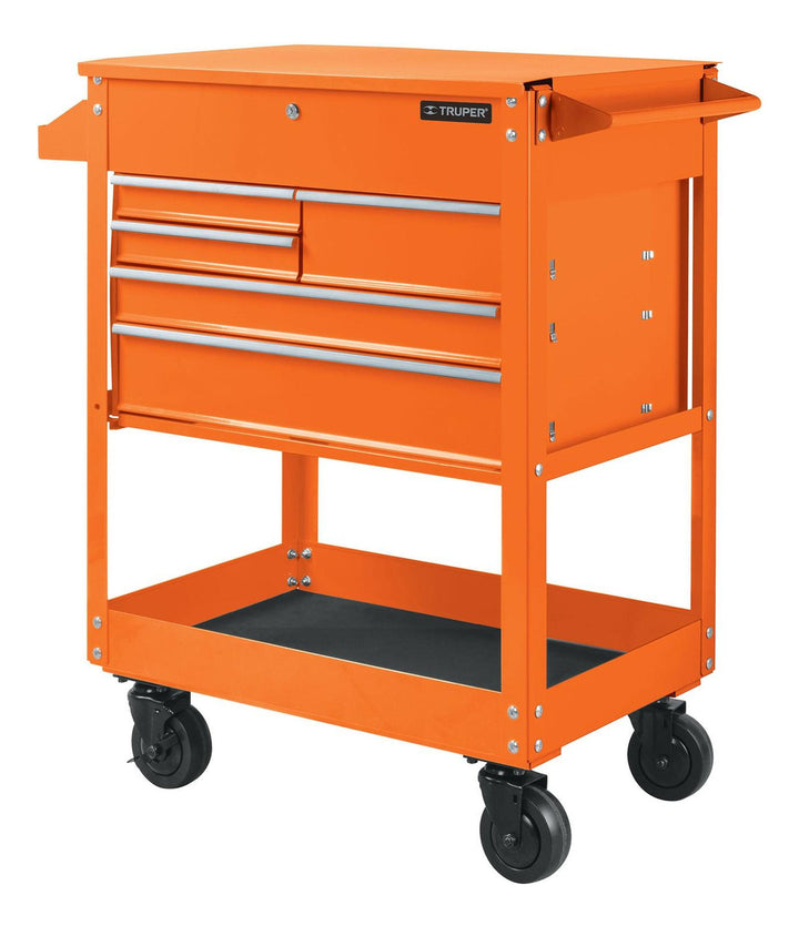 Gabinete Metálico Móvil Con 5 Cajones, Capacidad 320 Kg Trup - Mundo Tool 