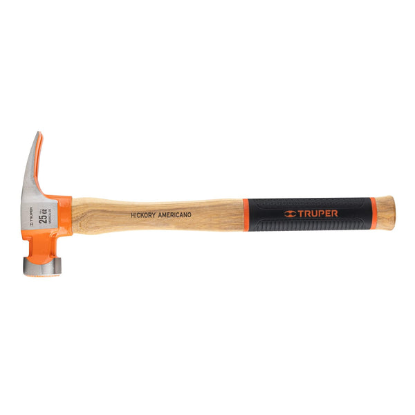 Truper MORCA-25, Martillo California Ripper, boca fresada, 25 oz, hickory - Mundo Tool 