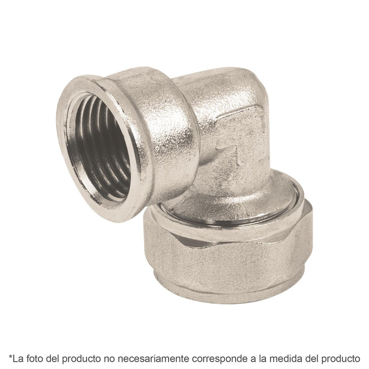 Codo 90° para PEALPE, 3/4', con rosca hembra, Foset - Mundo Tool 