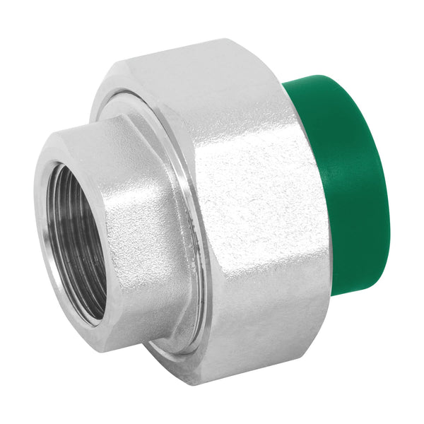 Foset Termoflow CV-982, Tuerca unión mixta de PP-R, 3/4″ x 3/4″ - Mundo Tool 