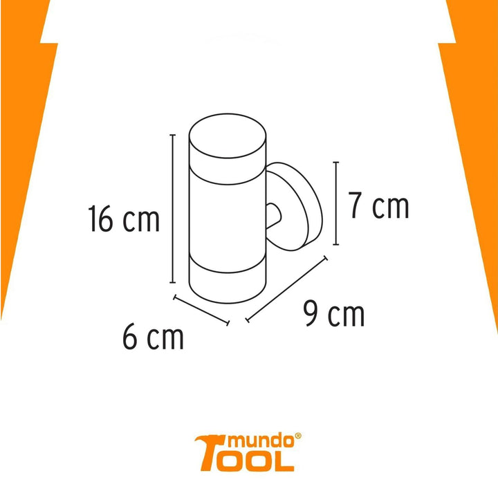 Arbotante Exterior Cilindrico Spot 2-mr16 Gu10 Volteck - Mundo Tool 