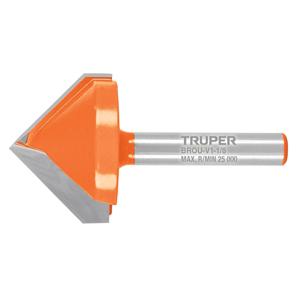 Broca para router corte en