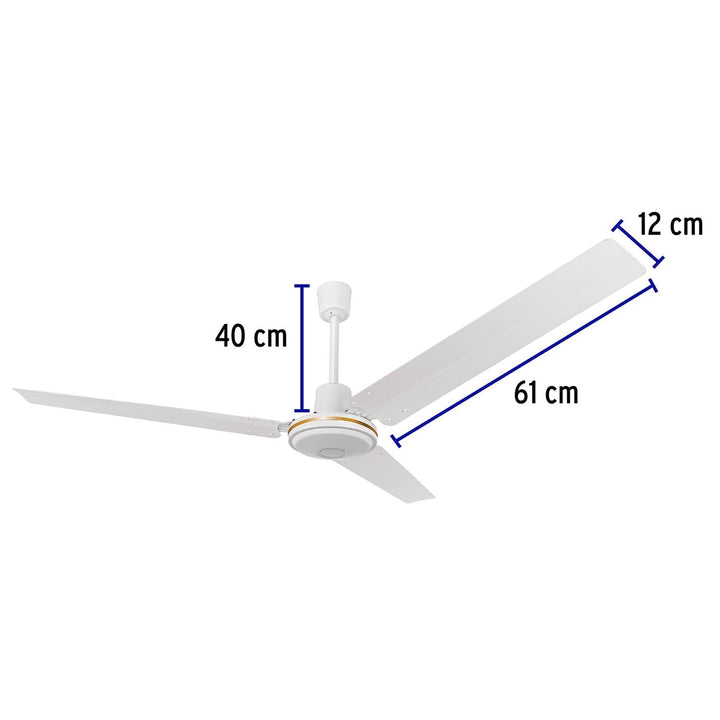 Ventilador de techo, 56", Volteck - Mundo Tool 