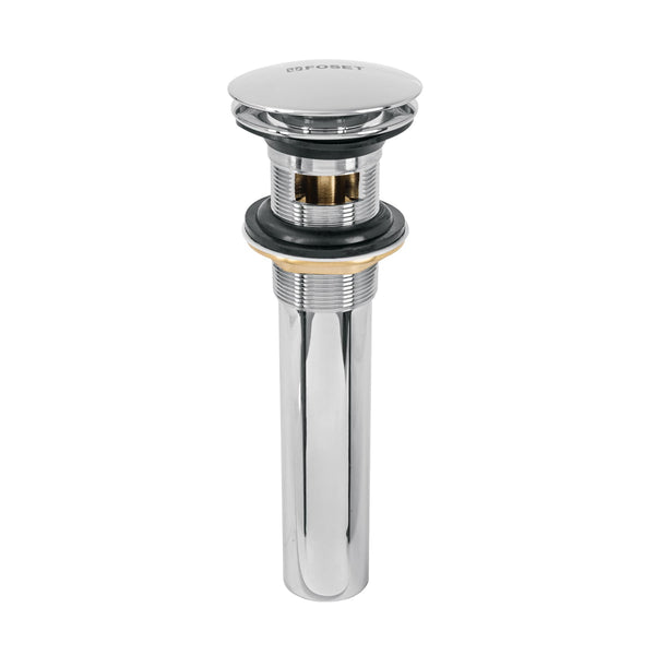 Foset CE-226, Contra para lavabo, 1-1/4″ con rebosadero de latón color cromo - Mundo Tool 
