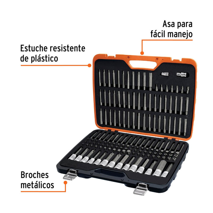 Juego de puntas y dados con punta 150 pz, Truper - Mundo Tool 
