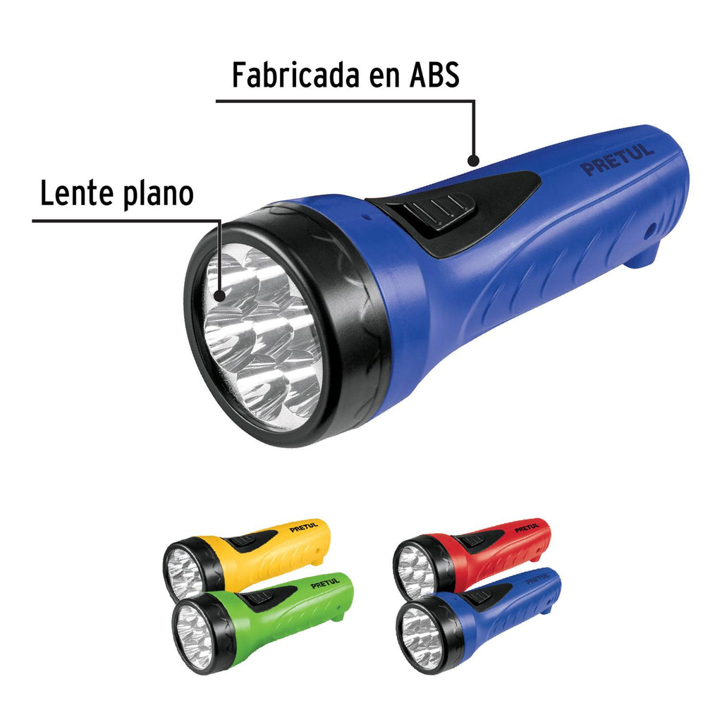 Linterna recargable de LED, 30 lm, a granel, Pretul. 1 pza - Mundo Tool 