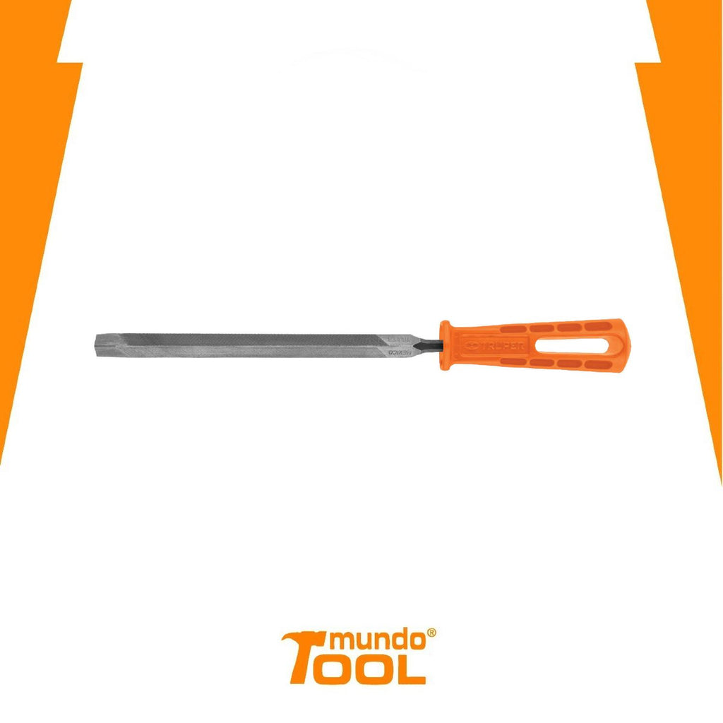 Lima triangular 8" para machete, 36 dpp, con mango, Truper - Mundo Tool 