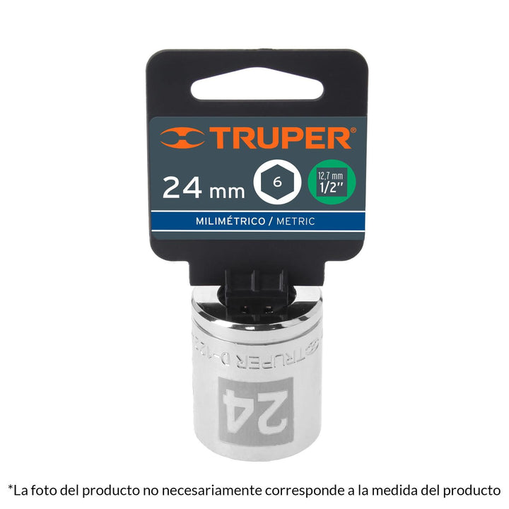 Dado 25mm cuadro 1/2" Truper - Mundo Tool 