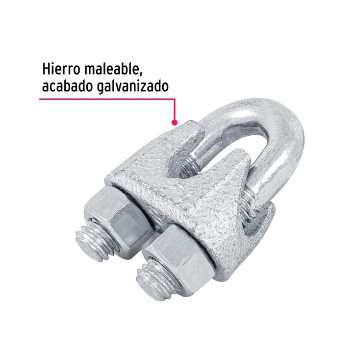 Nudo Para Cable De 3/8' Tarjeta Con 1 Pza Fiero - Mundo Tool 