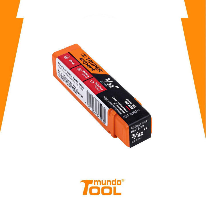 Broca de alta velocidad 3/32" Truper - Mundo Tool 