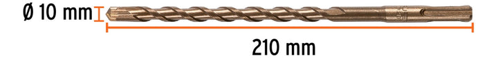 Broca Sds Plus 10x210 Mm - Mundo Tool 