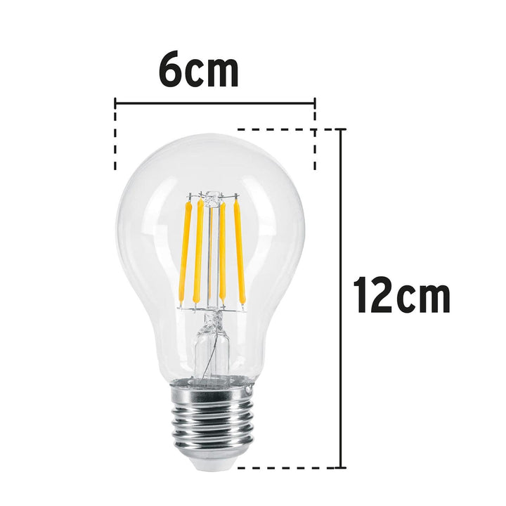 Lámpara Estilo Antiguo A19 6 W E26 Luz Cálida Volteck - Mundo Tool 