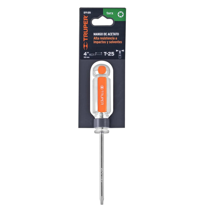 Desarmador punta Torx T 25 mango de acetato Truper - Mundo Tool 