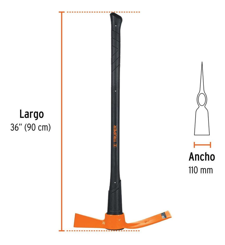 Talacho-hacha 5 Lbs Mango De Madera 36' Truper 18648 - Mundo Tool 
