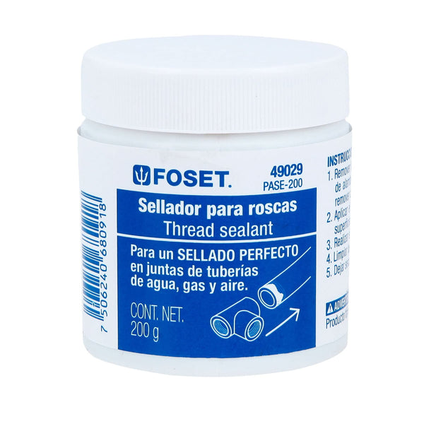 Foset PASE-200, Pasta sellador de roscas, 200 g - Mundo Tool 