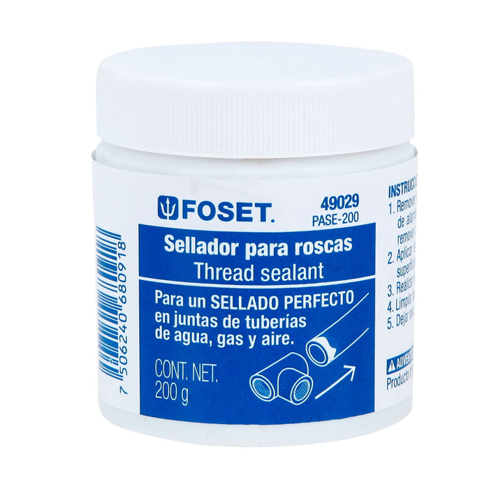 Foset PASE-200, Pasta sellador de roscas, 200 g - Mundo Tool 