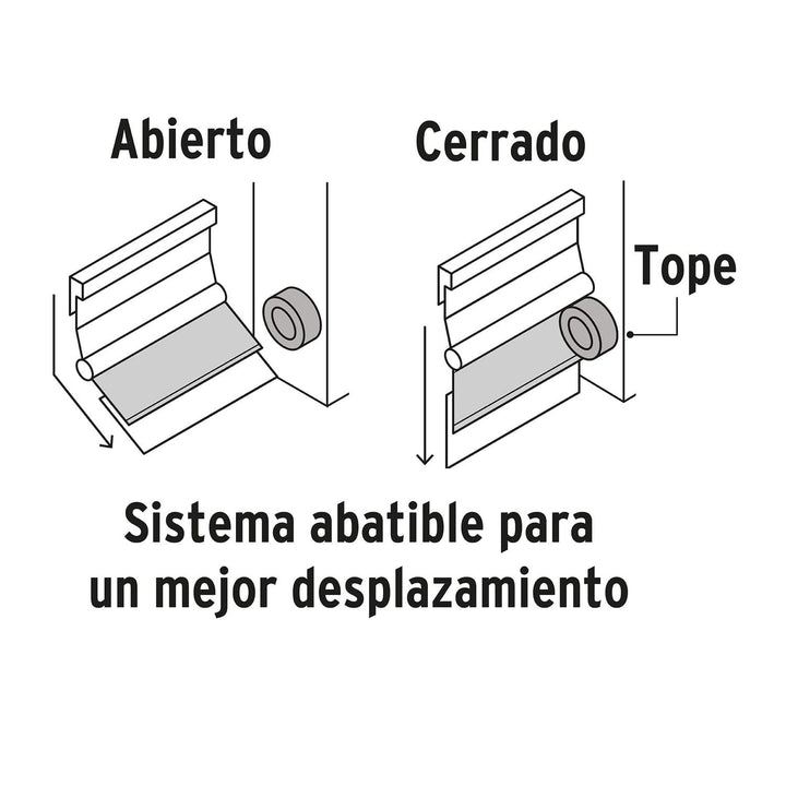 Guardapolvo automático 100 cm negro Hermex - Mundo Tool 