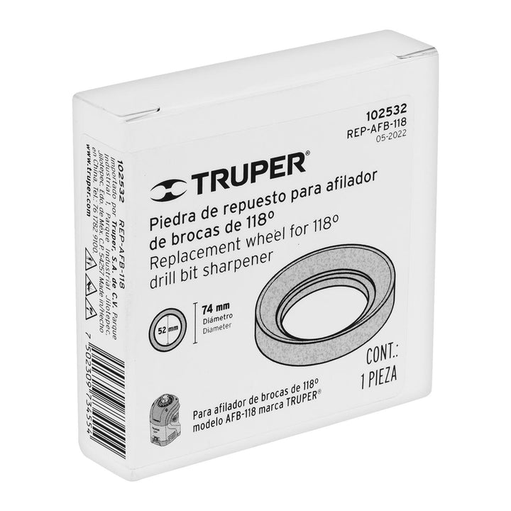 Piedra de afilado de repuesto para AFB-118, Truper - Mundo Tool 