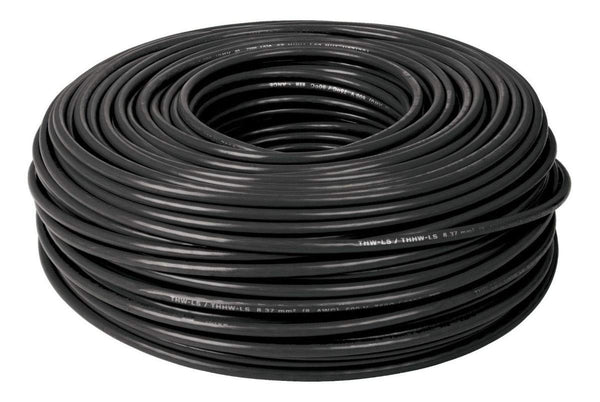 Volteck Cable THHW-LS, 10 AWG, color negro rollo 100 m Volteck 46051 - Mundo Tool 
