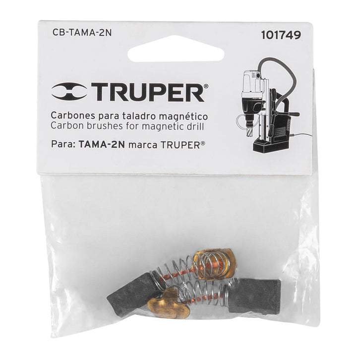 Bolsa con 2 carbones de repuesto para TAMA-2N, TRUPER - Mundo Tool 