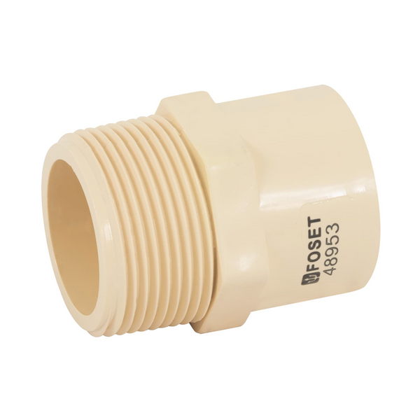 Conector macho CPVC 1-1/4' Foset - Mundo Tool 