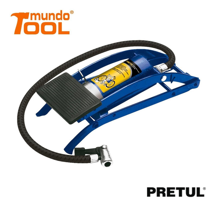 Bomba De Pedal Para Inflar 1 Pistón Pretul - Mundo Tool 