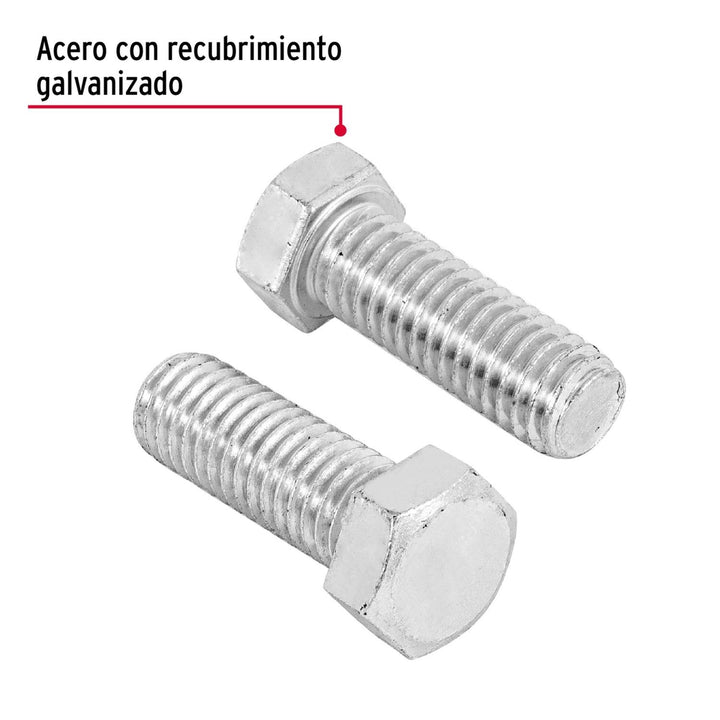 Tornillo tipo máquina, 7/16 x 1-1/4', bolsa con50 pzas Fiero - Mundo Tool 