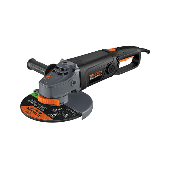 Truper ESMA-9N3, Esmeriladora angular 9″, industrial, 2000 W - Mundo Tool 