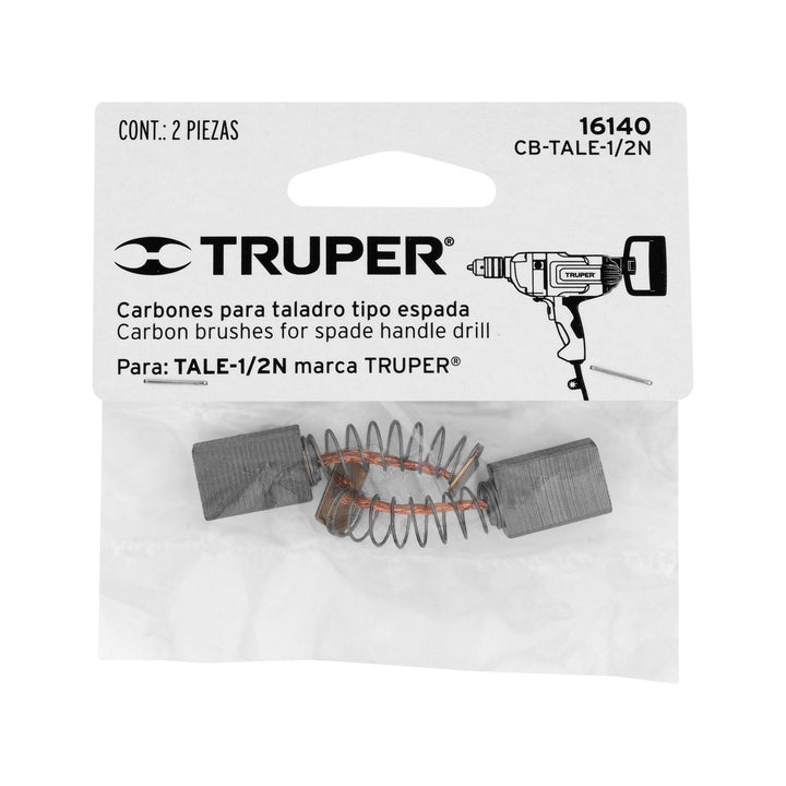 Carbones de repuesto para taladro TALE-1/2N Truper - Mundo Tool 