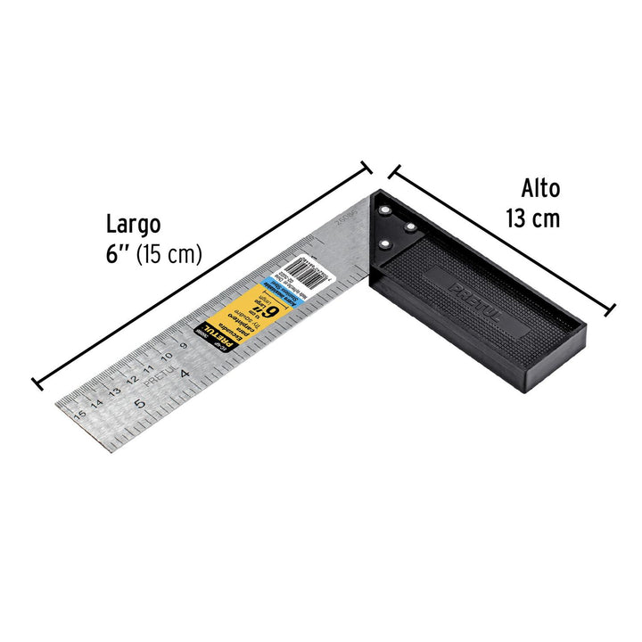 ESCUADRA PARA CARPINTERO,MANGO PLASTICO - Mundo Tool 