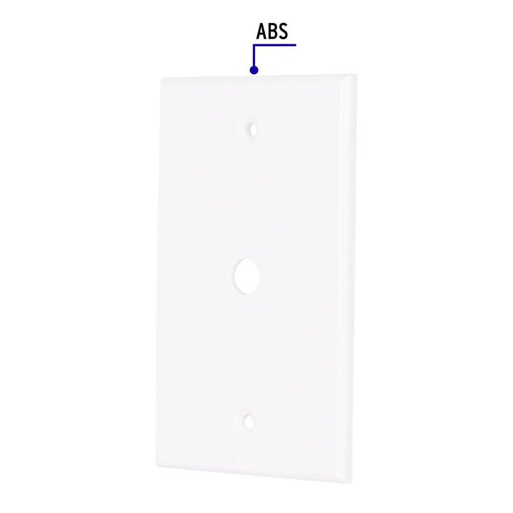 Placa de ABS pasacable, Standard, blanco, Volteck - Mundo Tool 