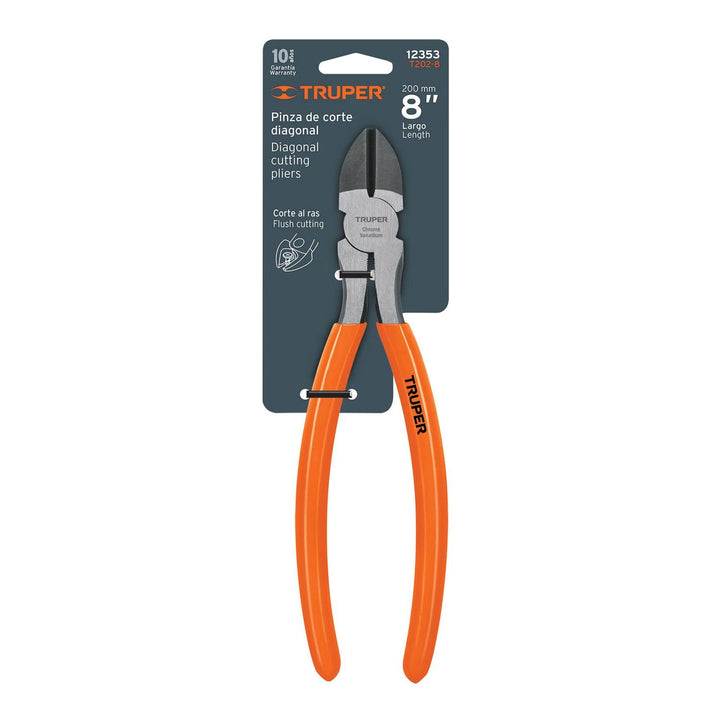 Pinza Corte Diagonal 8' Mango De Vinil Truper - Mundo Tool 