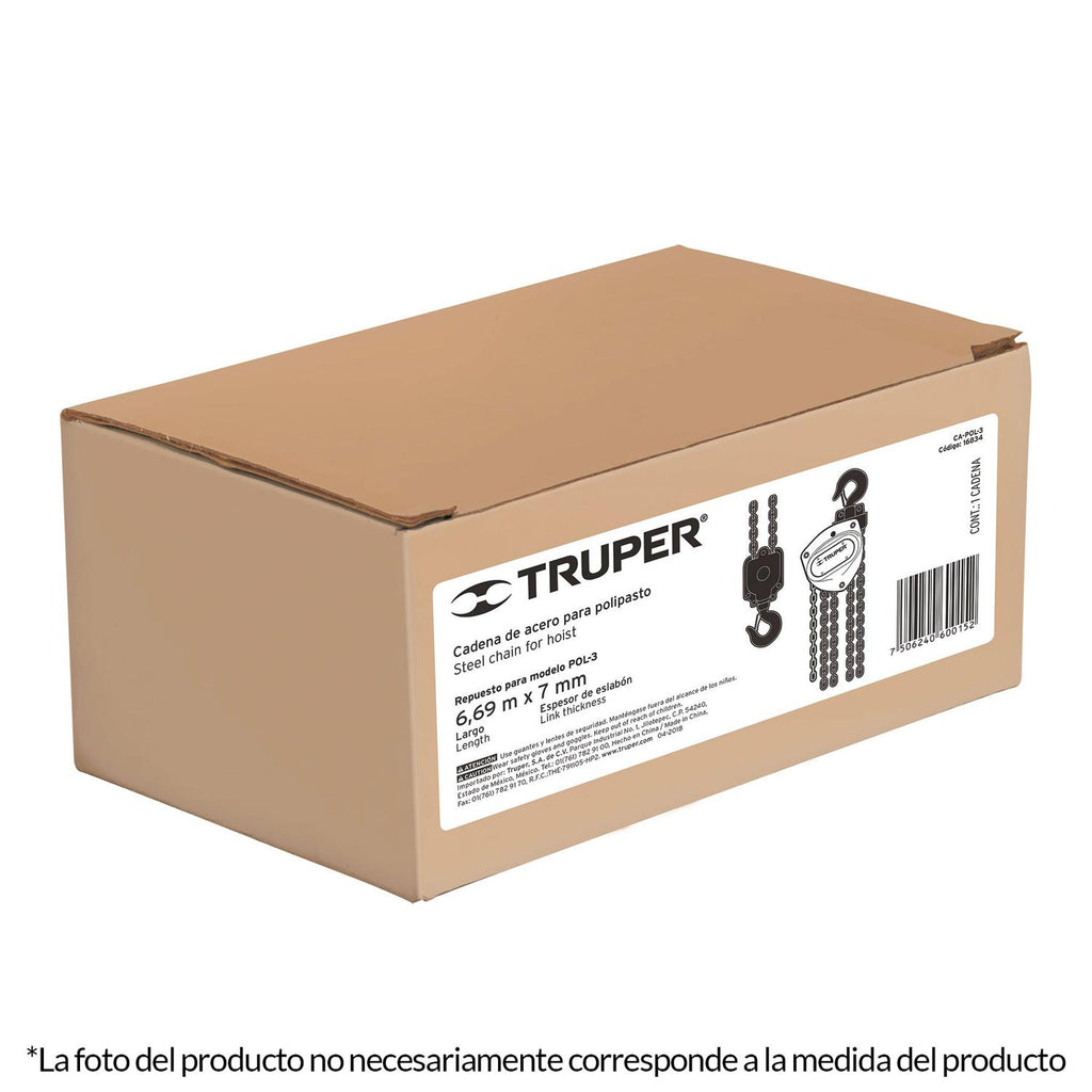 Cadena para polipasto POL-10 Truper - Mundo Tool 