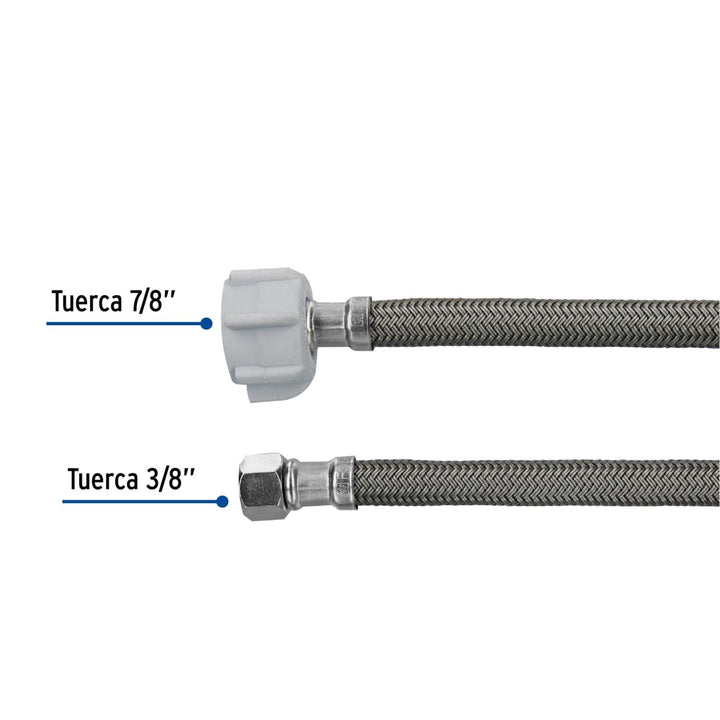 Manguera para WC 50cm Vinilo Foset - Mundo Tool 