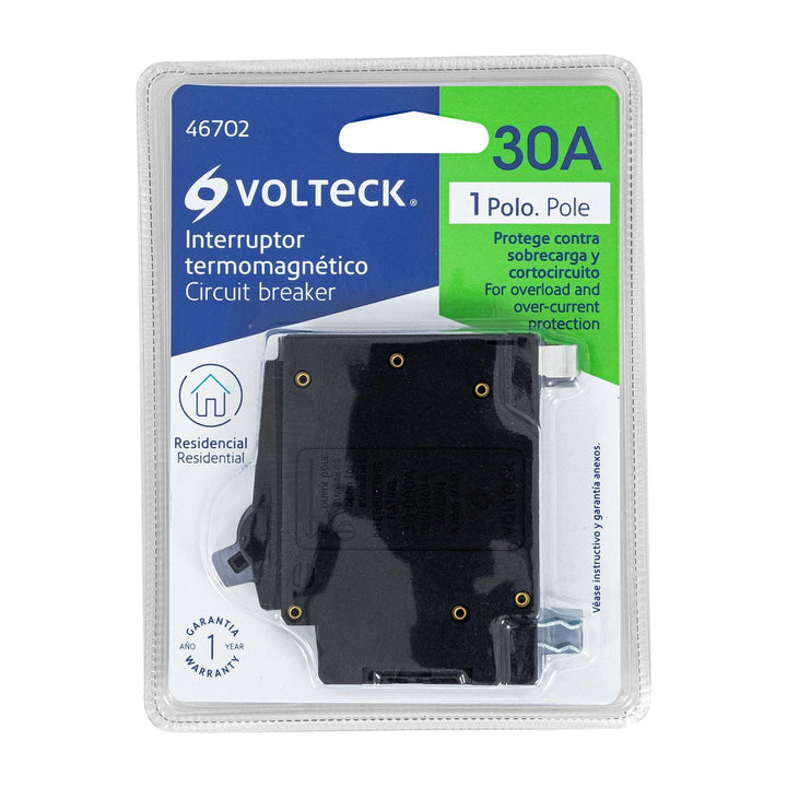 Interruptor Termomagnético 1 Polo 30 A Volteck - Mundo Tool 