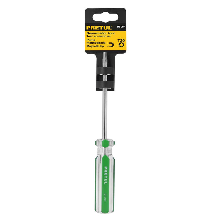 Desarmador punta Torx T 20 mango de PVC, Pretul - Mundo Tool 