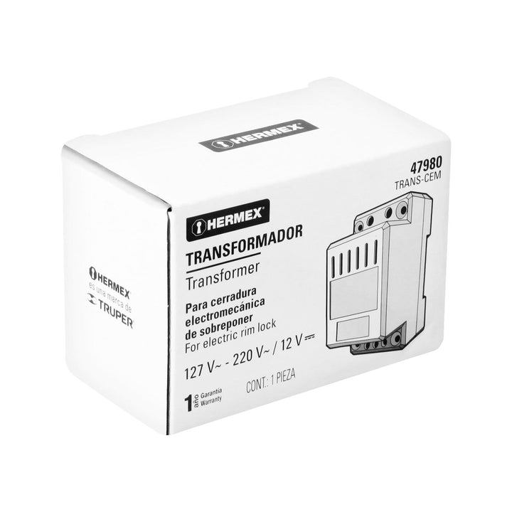 Transformador para cerradura electromecánica, Hermex - Mundo Tool 