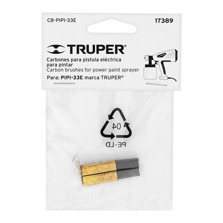 Carbones para pistola para pintar PIPI-33E Truper - Mundo Tool 