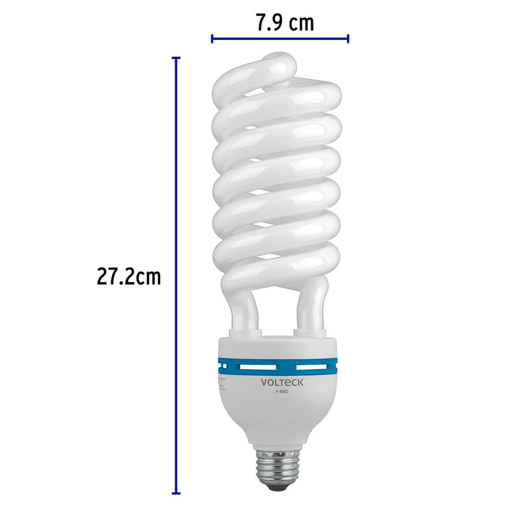 Foco 65 W Espiral Alta Potencia Luz Dia T5 En Caja - Mundo Tool 