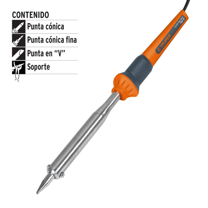 Cautín Tipo Lápiz De 100 Watts Truper - Mundo Tool 