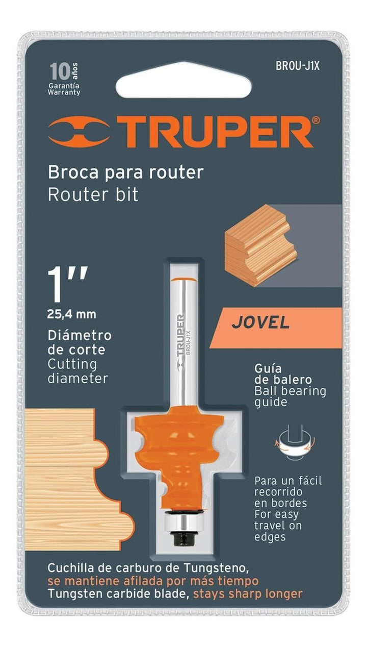 Broca Router Jovel 1 Con Balero - Mundo Tool 