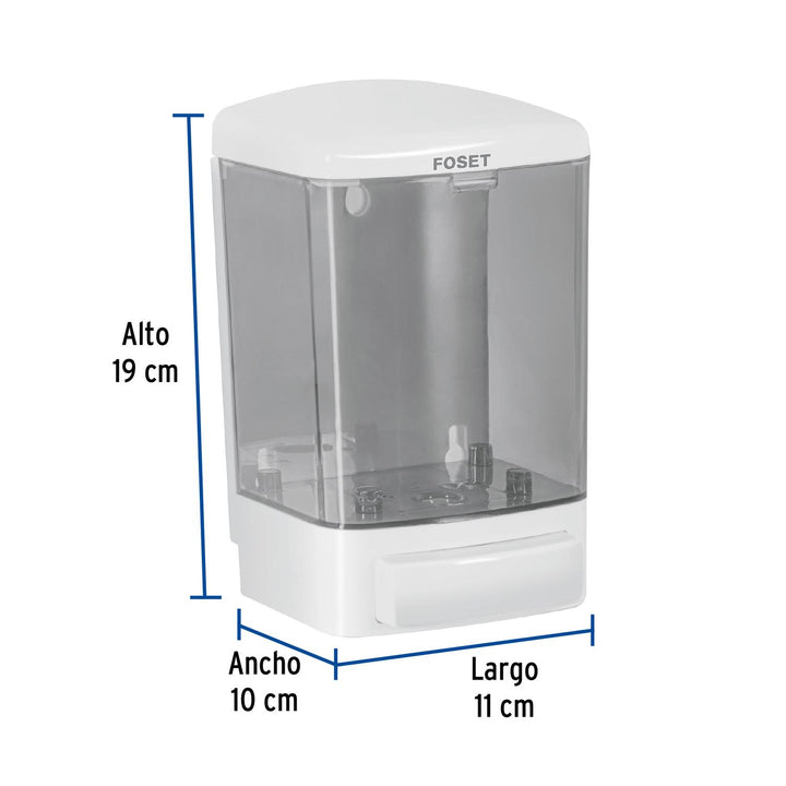 Dosificador para jabón líquido, blanco, Foset Basic - Mundo Tool 