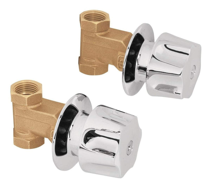 Foset Basic E-052, Juego 2 llaves empotrar, regadera, roscables, cubo - Mundo Tool 