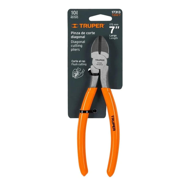 Pinza Corte Diagonal 7' Mango De Vinil Truper - Mundo Tool 