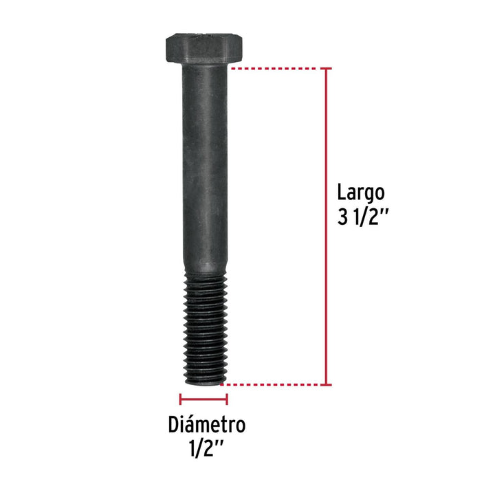 Tornillo Grado 5, 1/2 x 3-1/2', bolsa con 20 piezas Fiero - Mundo Tool 