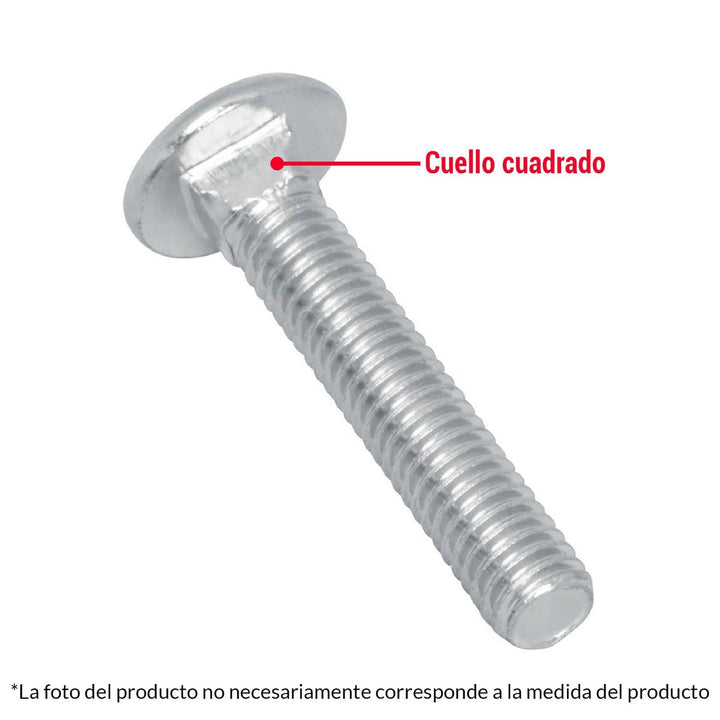 Tornillo Tipo Coche 1/4x1-1/4' 100pzs Fiero - Mundo Tool 