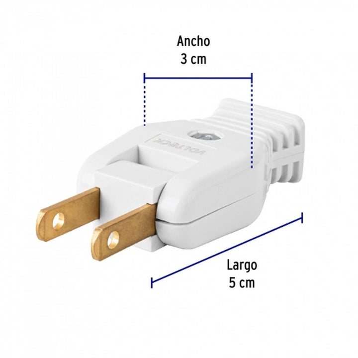 Clavija sencilla tipo bisagra, Volteck - Mundo Tool 