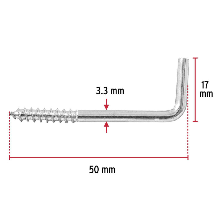 Alcayata Roscada 19 X 60 Mm Fiero - Mundo Tool 