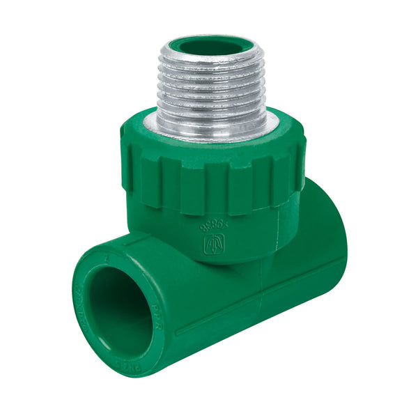 Foset Termoflow CV-711, Tee rosca central macho de PP-R, 1/2″ - Mundo Tool 